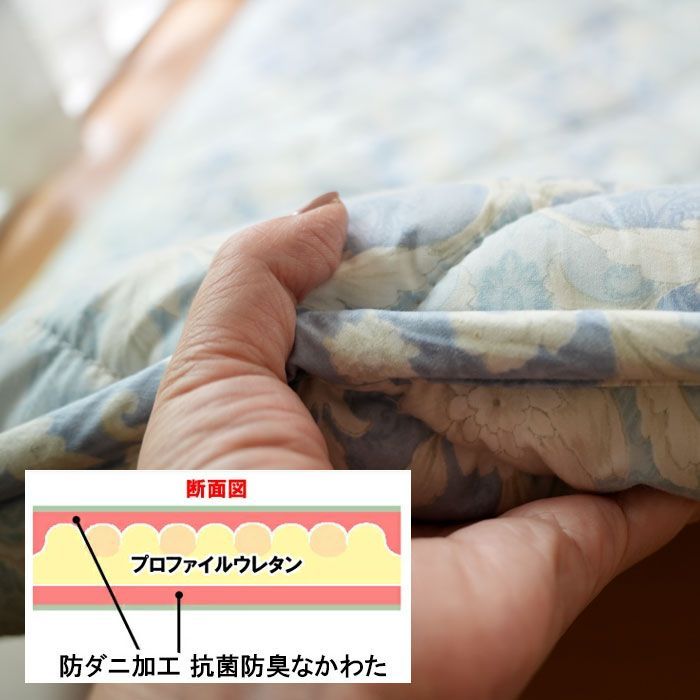 防ダニ敷き布団 セミシングル
