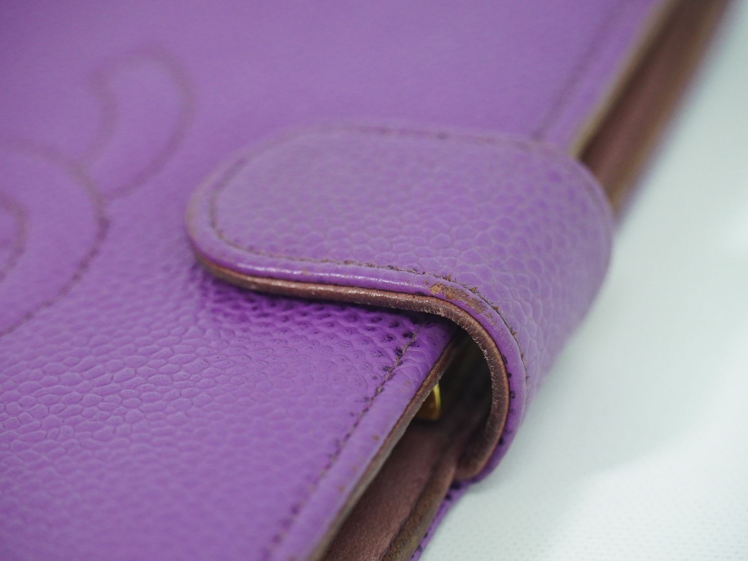 本物 CHANEL シャネル ココマーク 長財布 ロングウォレット キャビア  