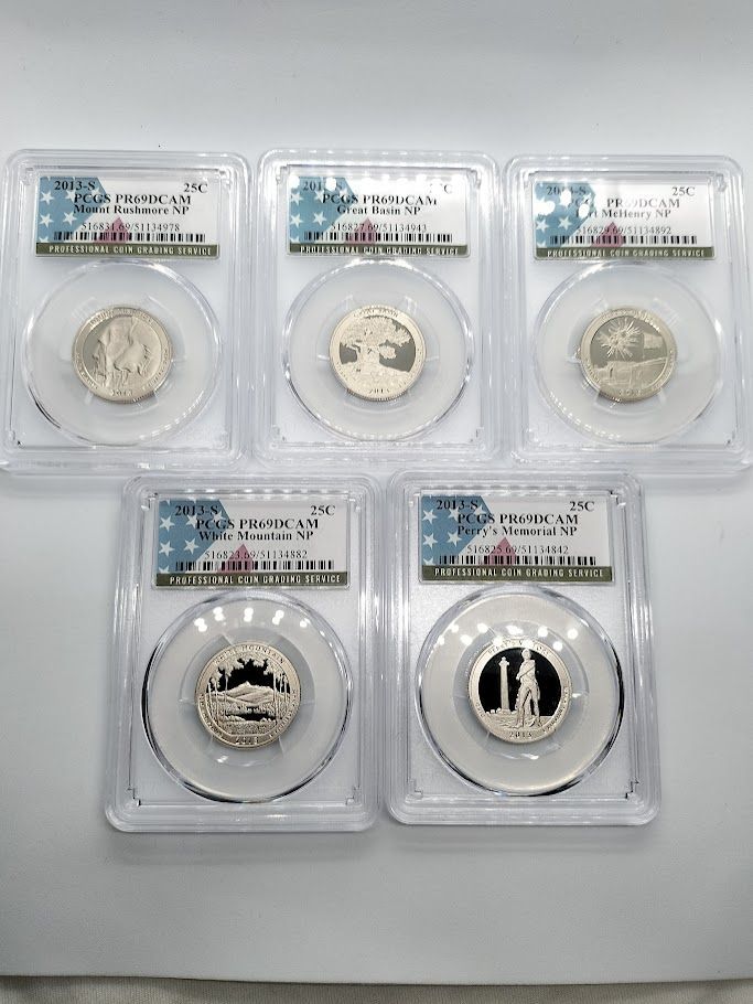【５枚組】PCGS PR69DCAM 2010 S アメリカ・ザ・ビューティフル 5枚組】PCGS PR69DCAM 2010 S アメリカ・ザ・ビューティフル