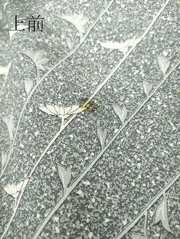 平和屋着物▽上質な小紋　単衣　たたき染め　裏菊　正絹　逸品　DAAT9919az 平和屋着物▽上質な小紋 単衣 たたき染め 裏菊 正絹 逸品 DAAT9919az