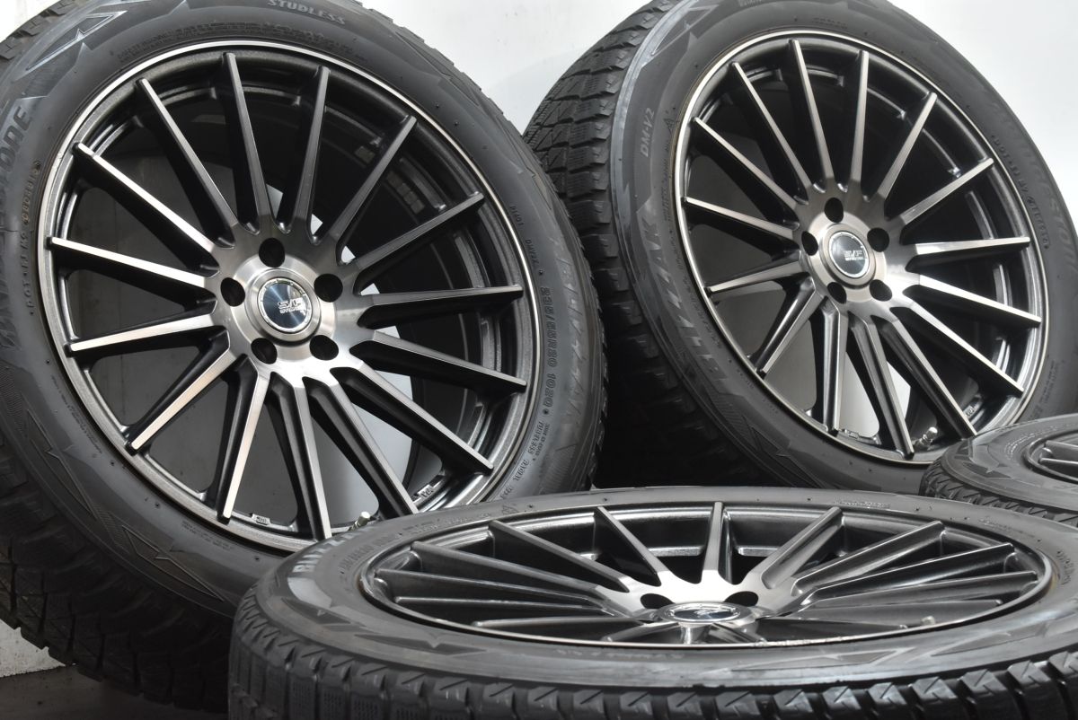 ホイールのみ販売 シュタイナー S F 20in 8.5J 38 PCD114.3 ブリヂストン ブリザック DM-V2 235 55R20 レクサス 20系 RX 10系 NX