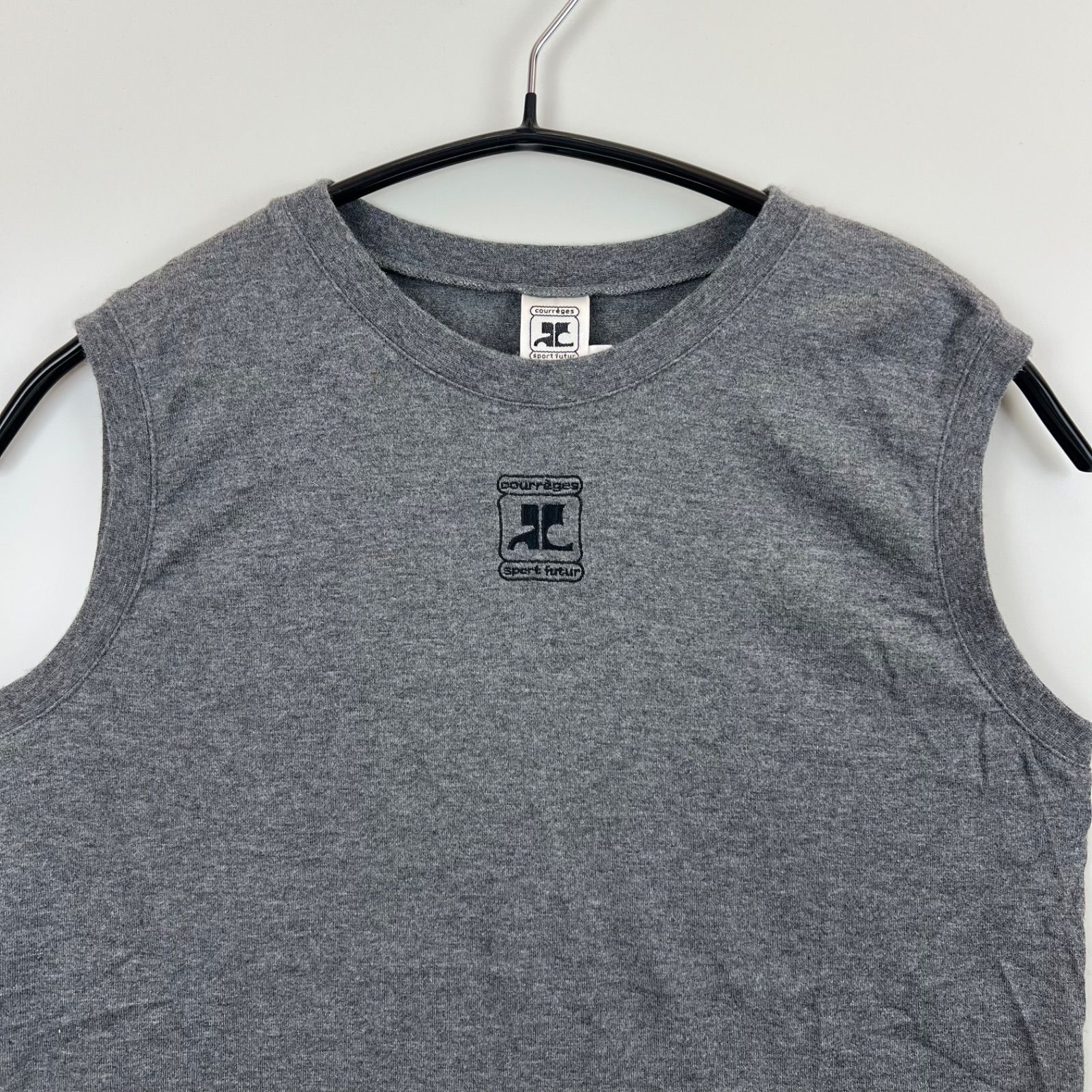courreges sports futur タンクトップ Courrrges/クレージュ ロゴタンクトップ 90年代 (USED