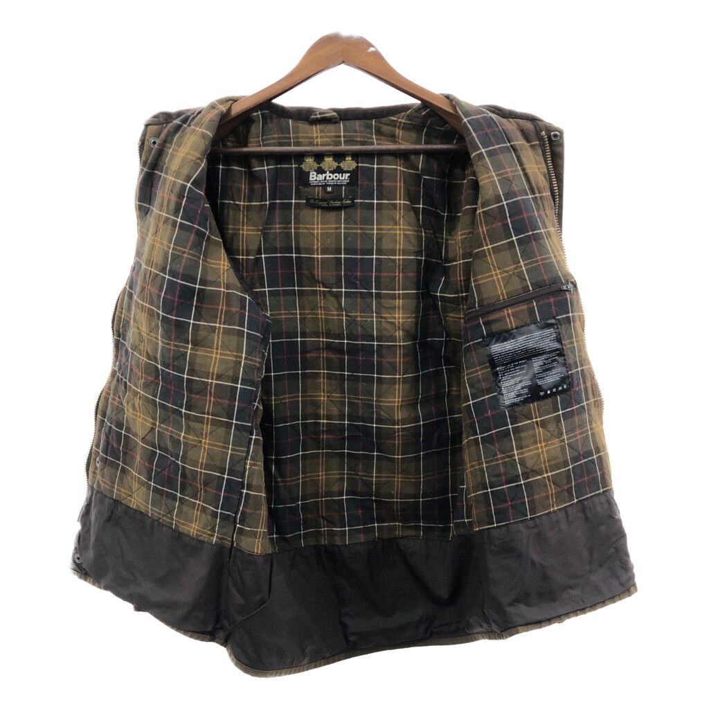 イングランド製 Barbour バブアー TROOPER オイルドジャケット カーキ (メンズ MEDIUM) 中古 古着 Q3613 イングランド製 Barbour バブアー TROOPER オイルドジャケット カーキ