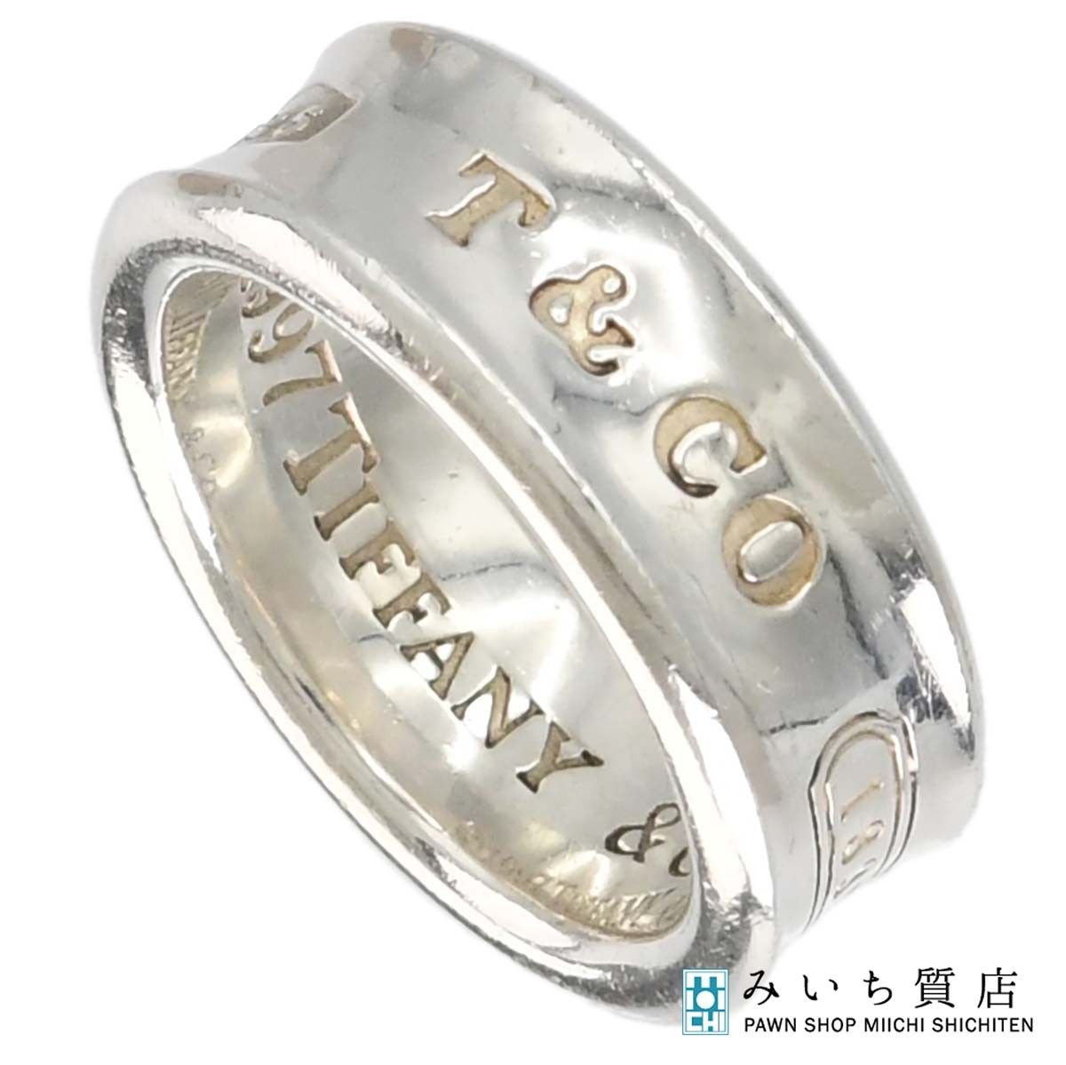 激安特価 TIFFANY&Co. ティファニー 約7.3 925 シルバー 8号 ナローリング アクセサリー