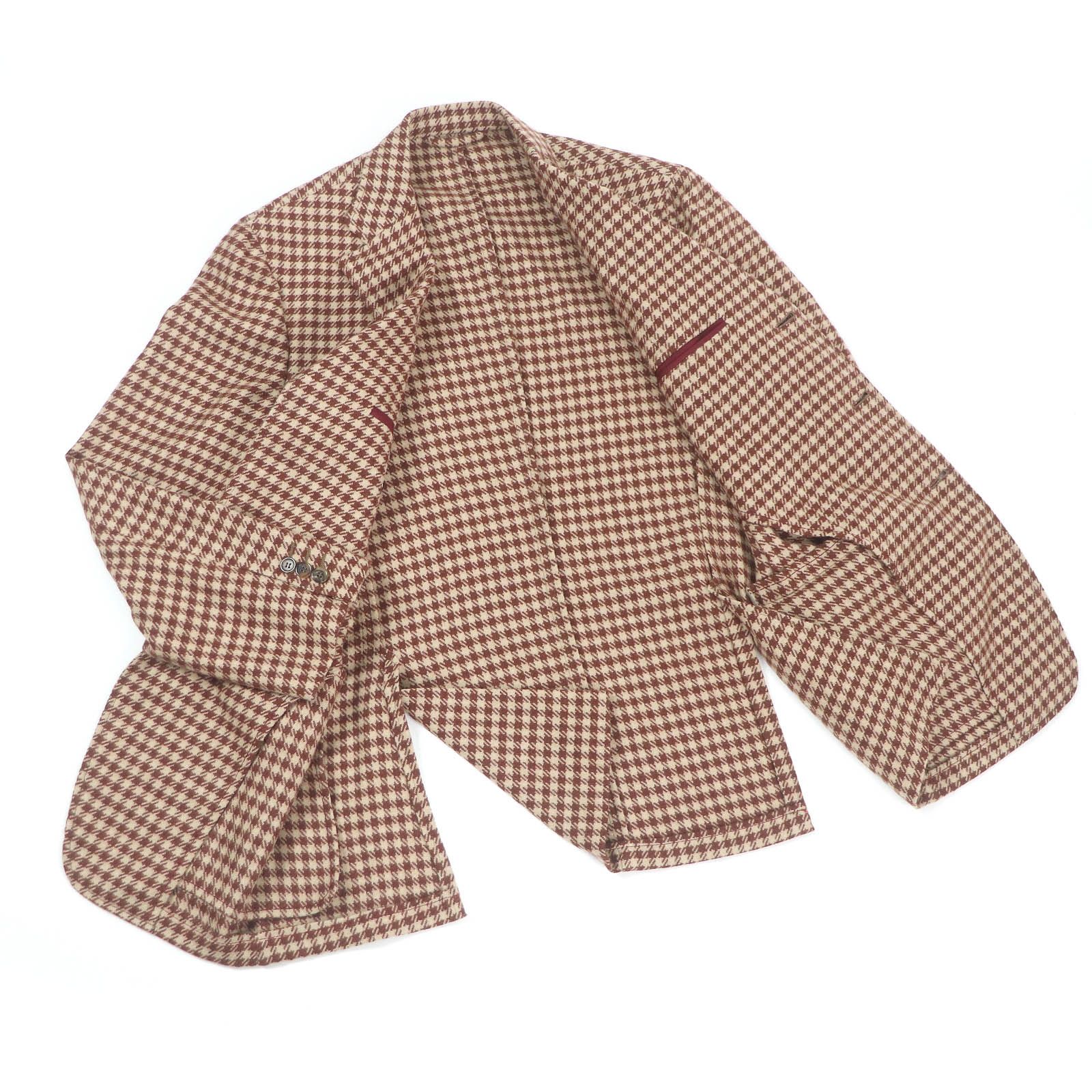 ブリオーニ カシミヤ ジャケット Brioni カシミア100% 千鳥格子 3B 00006765-01.jpg