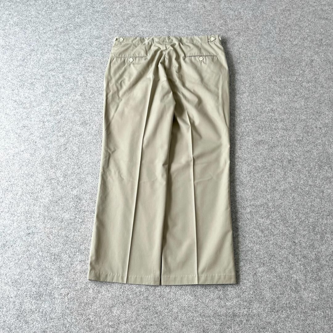 〜80s　ヴィンテージ　ワイドスラックス　　ロケットタロン 80's~ Vintage Navy Slacks Rocket Talon 80年代 ネイビー 紺