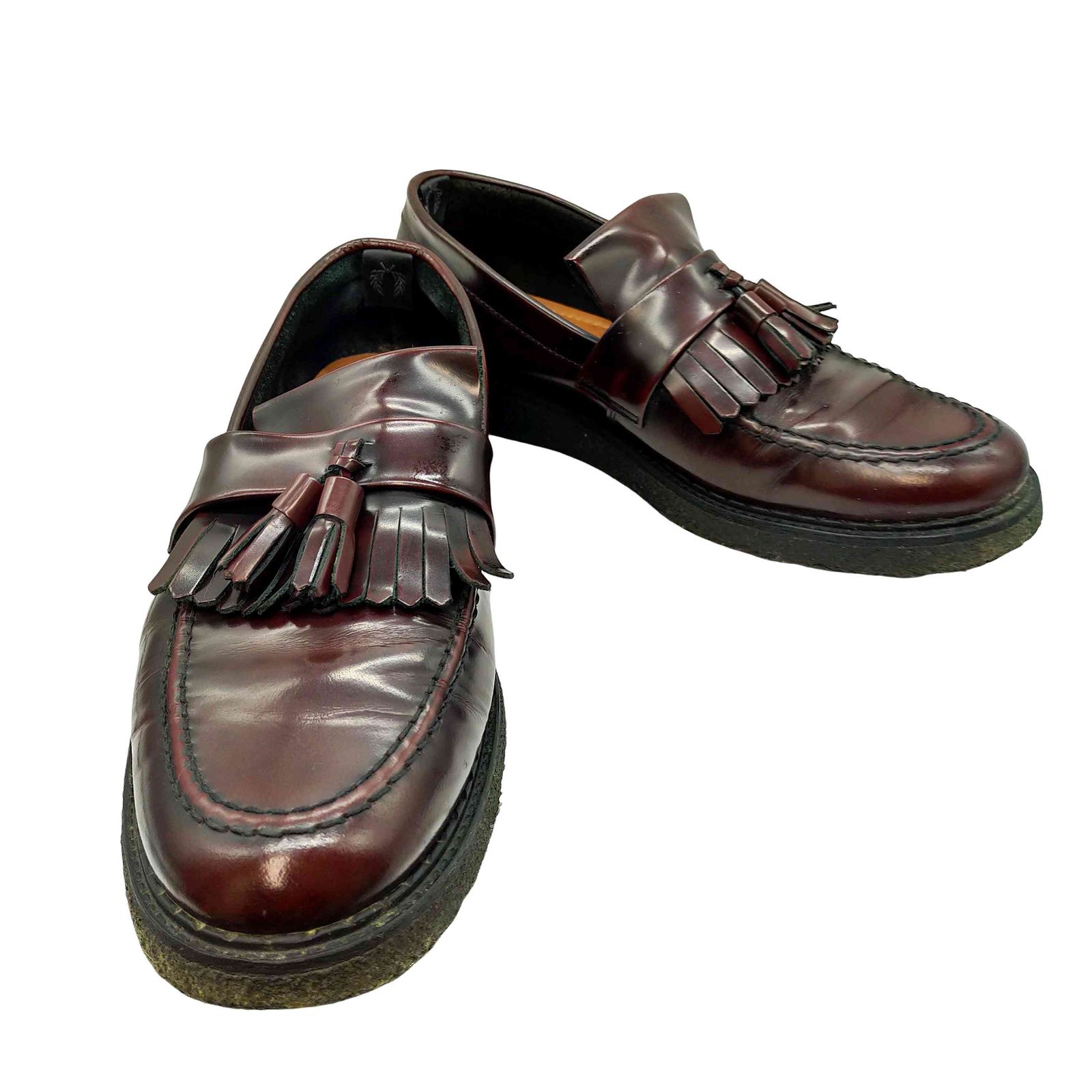 フレッドペリー FRED PERRY コラボ Tassel Loafer クレープソール タッセル ローファー メンズ UK 8