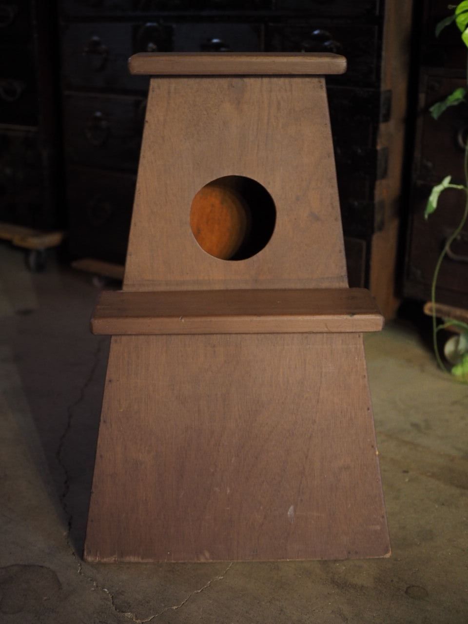 昭和レトロな踏み台 昭和中期 古録展 送料無料 品番F4499