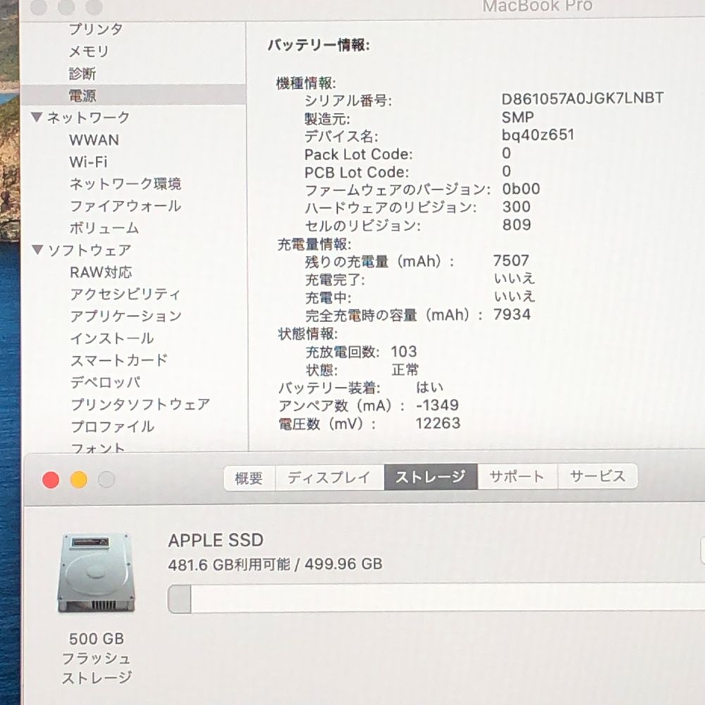 ◆ジャンク品 本体のみ◆Apple MacBook Pro 16インチ 2019 Radeon Pro 5300M i7 16GB 512GB 画面表示色異常 A2141 EMC3347 MB-JUNK-251621 351904 CHRISTIANNAURATH_COM_BR