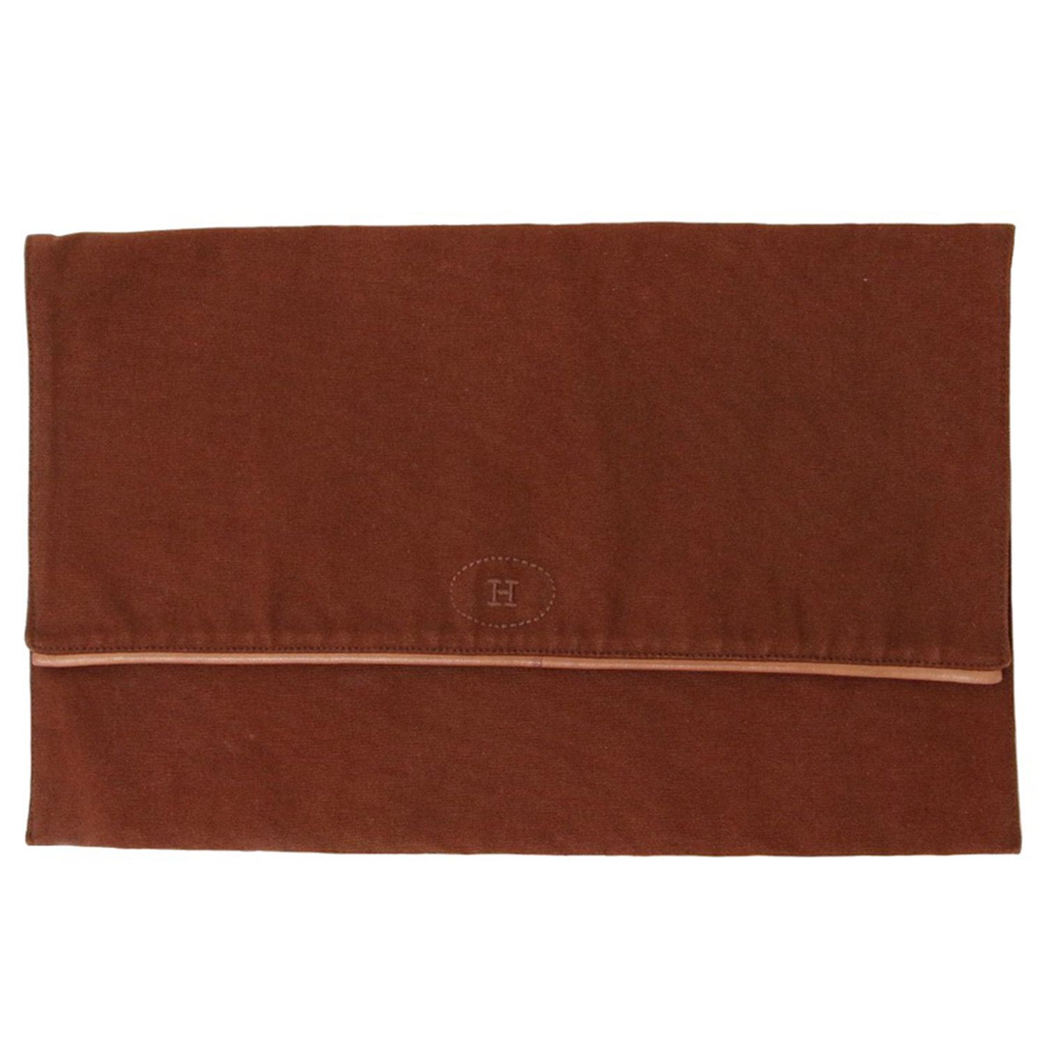 HERMES エルメス ボリード ワイシャツ ケース ブラウン ポーチ  