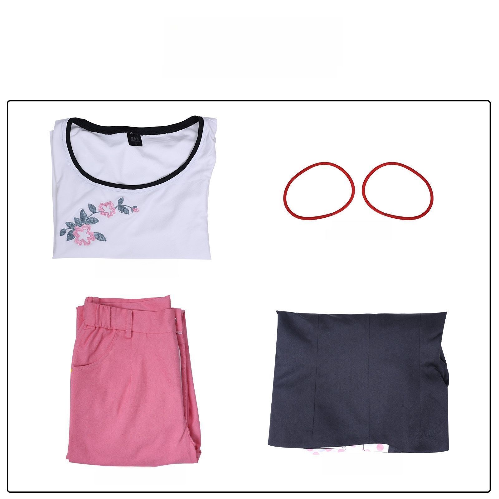 コスプレ衣装ミラキュラスレディバグコスチュームスーツピンクショートパンツマリネット私服