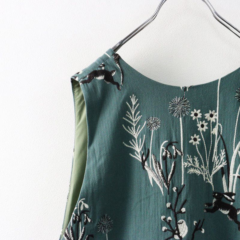 刺繍 ワンピース