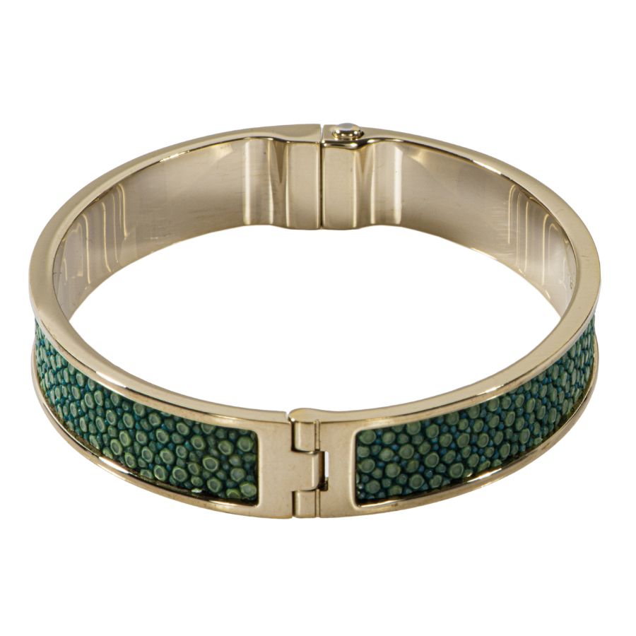 BVLGARI ブルガリ ガルーシャ ブレスレット バングル グリーン  