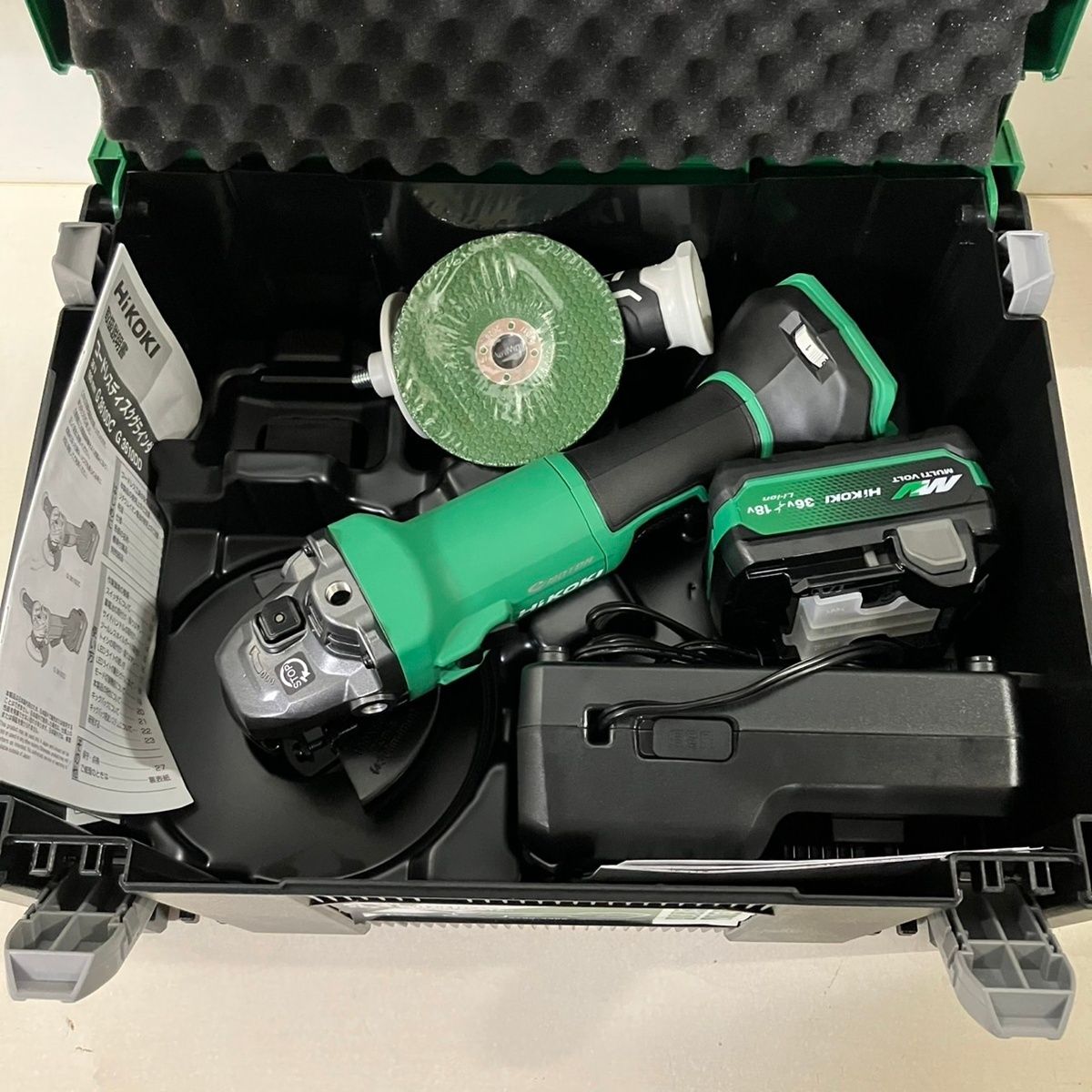 HiKOKI 100mm コードレスディスクグラインダ G3610DC XPZ ♥ ハイコーキ 日立工機