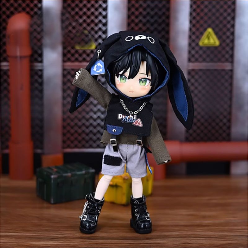 オビツ11 ドール服 サイバーパンク風セット パーカー、トップス