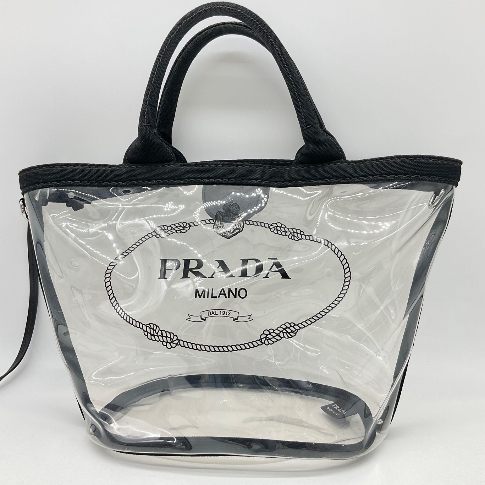 PRADA プラダ プレックス ファブリック トートバッグ ハンドバッグ 