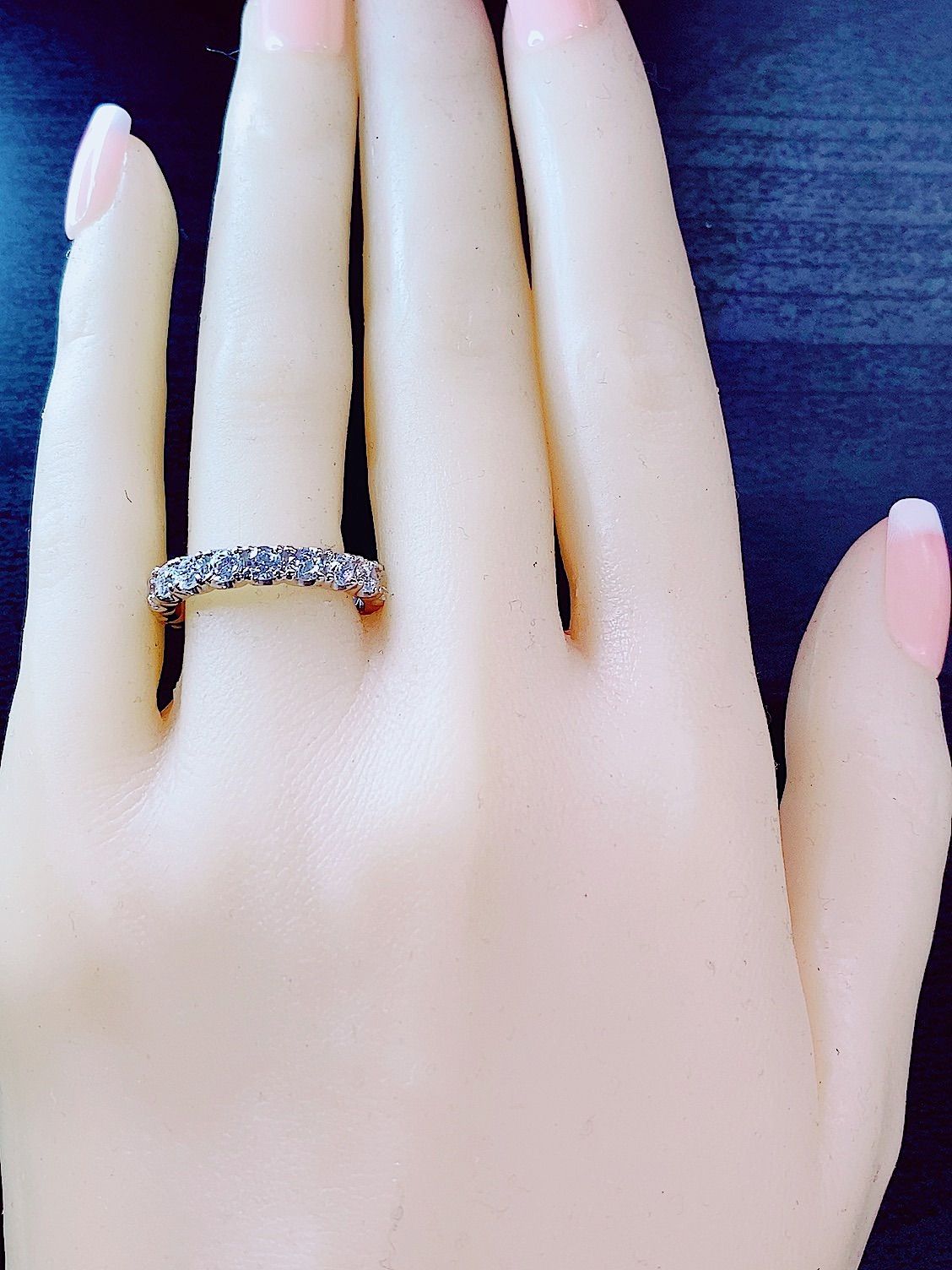 完全オーダー制☆3.00ct☆ボックス✨4点留めダイヤモンドフル 