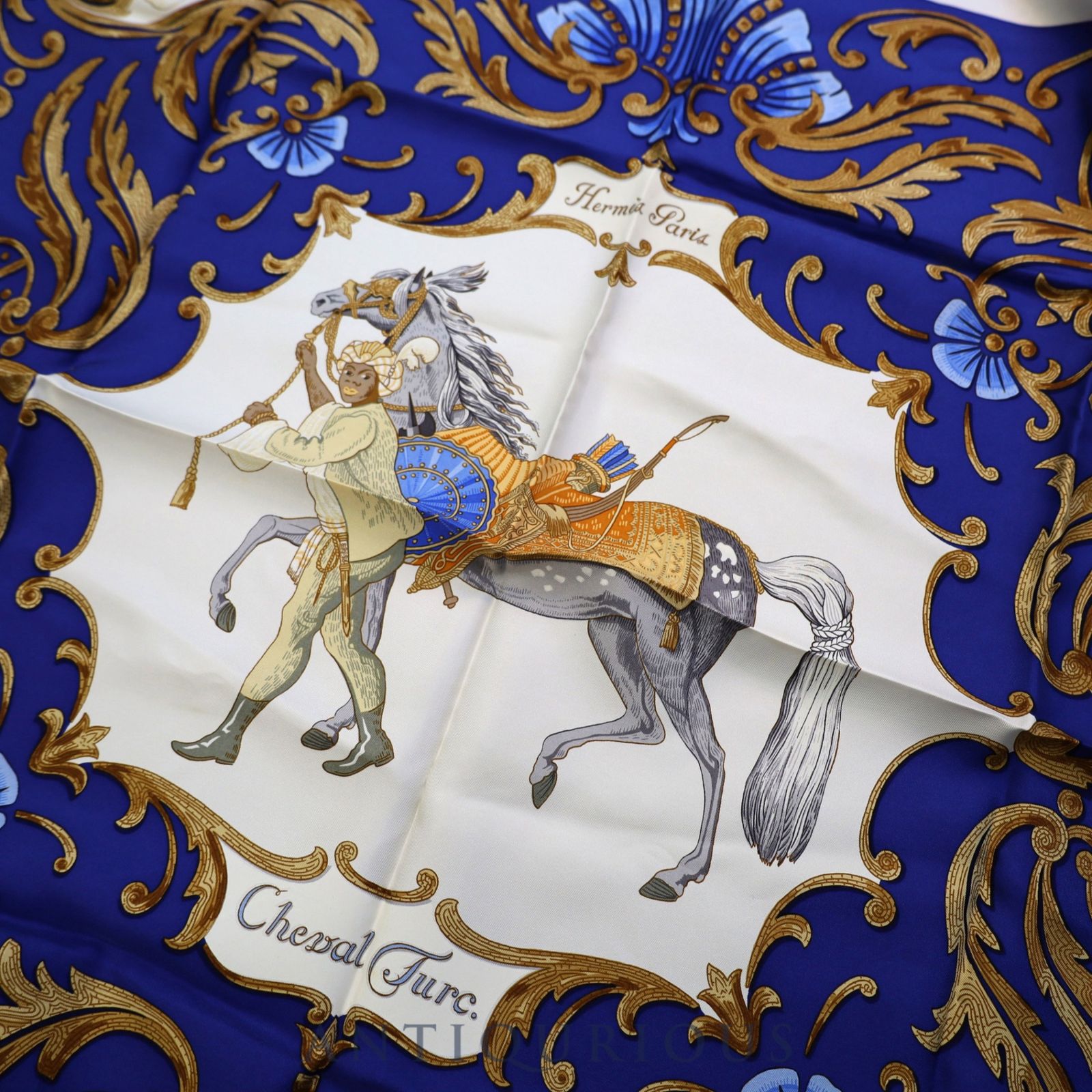 エルメス スカーフ カレ90 トルコの馬 SILK100% - メルカリ