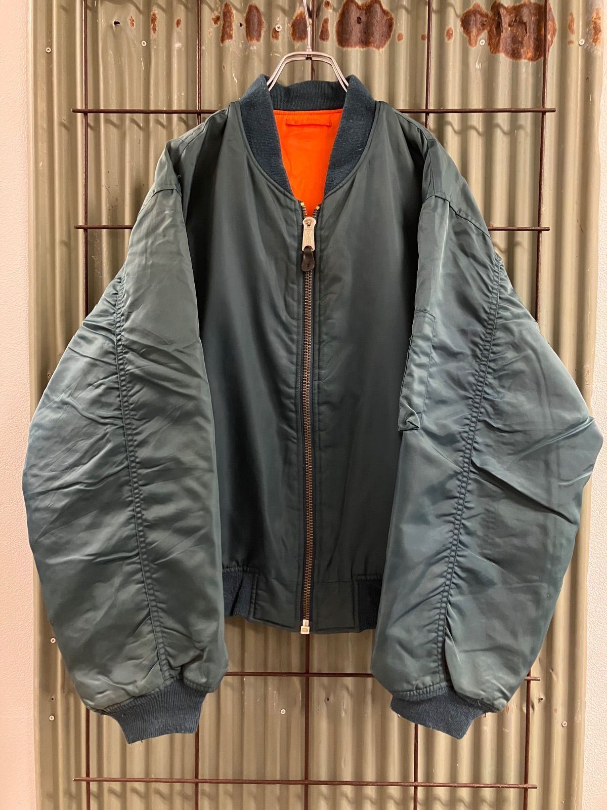ぷー Old MA-1 Bomber Jacket Flight Jacket ボンバージャケット