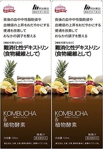 Kombucha 【2本セット】KOMBUCHA（コンブチャ）&植物酵素 720ml（機能性表示食品）