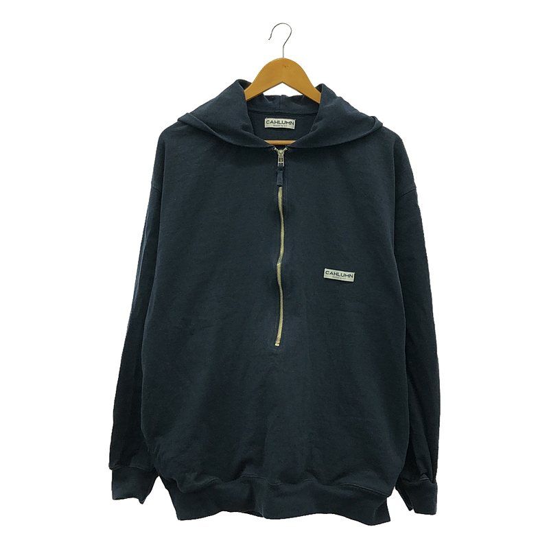 CAHLUMN ハーフジップ スウェット CAHLUMN / カウラム | コットン ハーフジップ パーカー