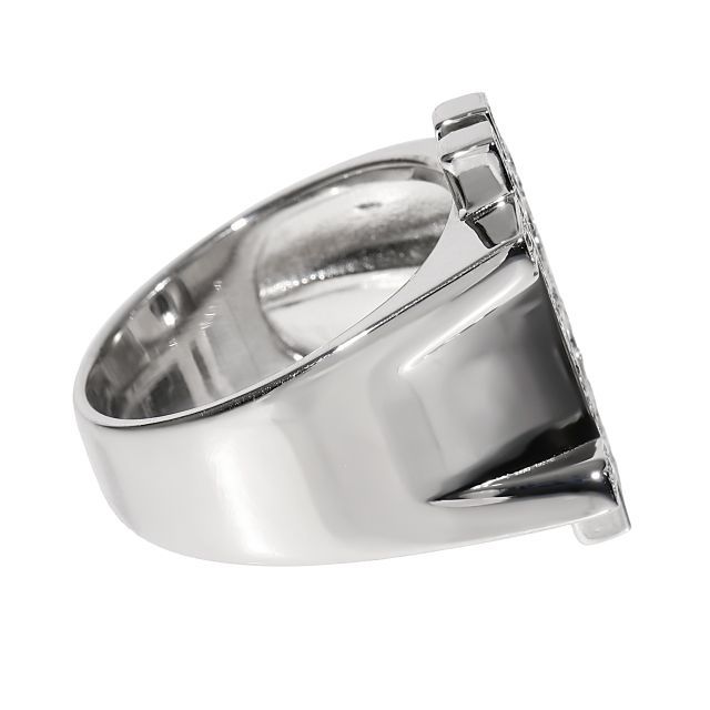 925Silver ビットコイン リング BTC Ring アクセサリー CZダイヤ  