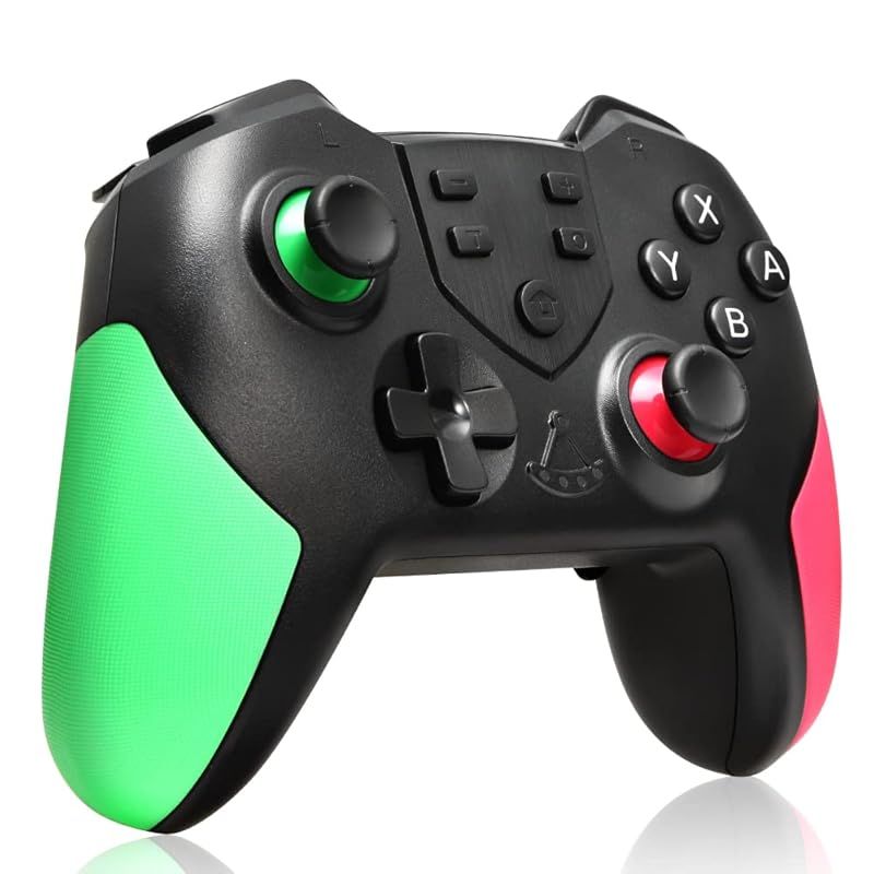 Switch コントローラー スイッチ コントローラー 背面ボタン付き マクロ機能 連射コントローラー HD振動 TURBO連射機能付き 連射コン 6軸ジャイロセンサー搭載 連射 無線 Bluetooth接続 550mAh大容量