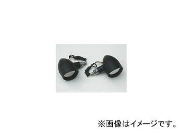 2輪 CF POSH グッドフェローズ 汎用ウインカー 203401-BK ブリムタイプウインカー マットブラック クリアーレンズ 入数：1セット(左右)