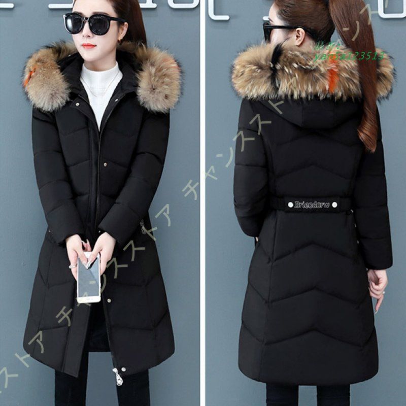 ダウンコート レディース ロング 秋冬 中綿 厚手 通勤 服 女性用 旅行 防寒 膝下 冬 丈体型カバー 大きいサイズ ベンチコート 中綿コート 秋 暖かい おしゃれ yan5a123513 WWW_MORNINGWALKER_COM