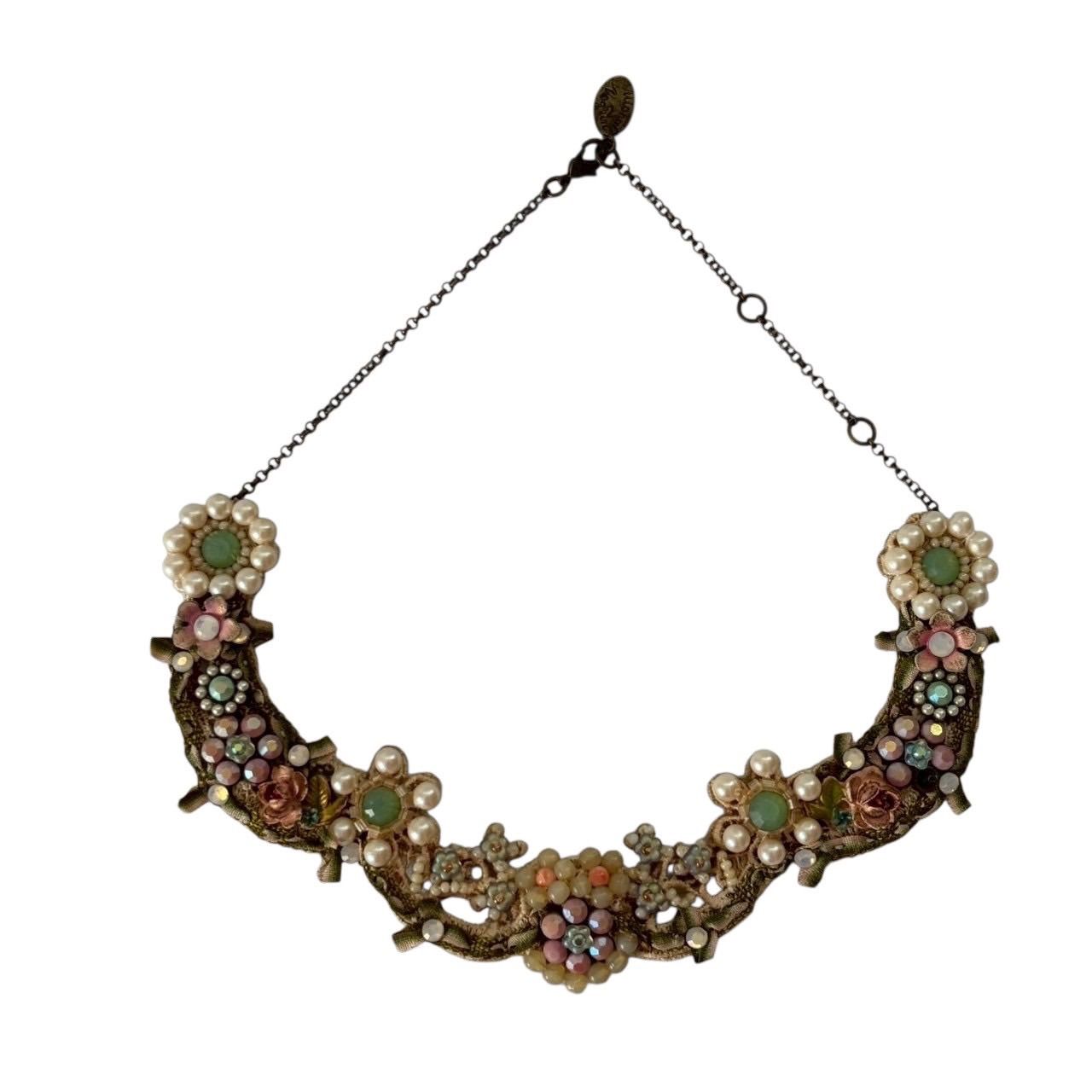 ミハエルネグリンレースチョーカー ネックレス アンティーク調