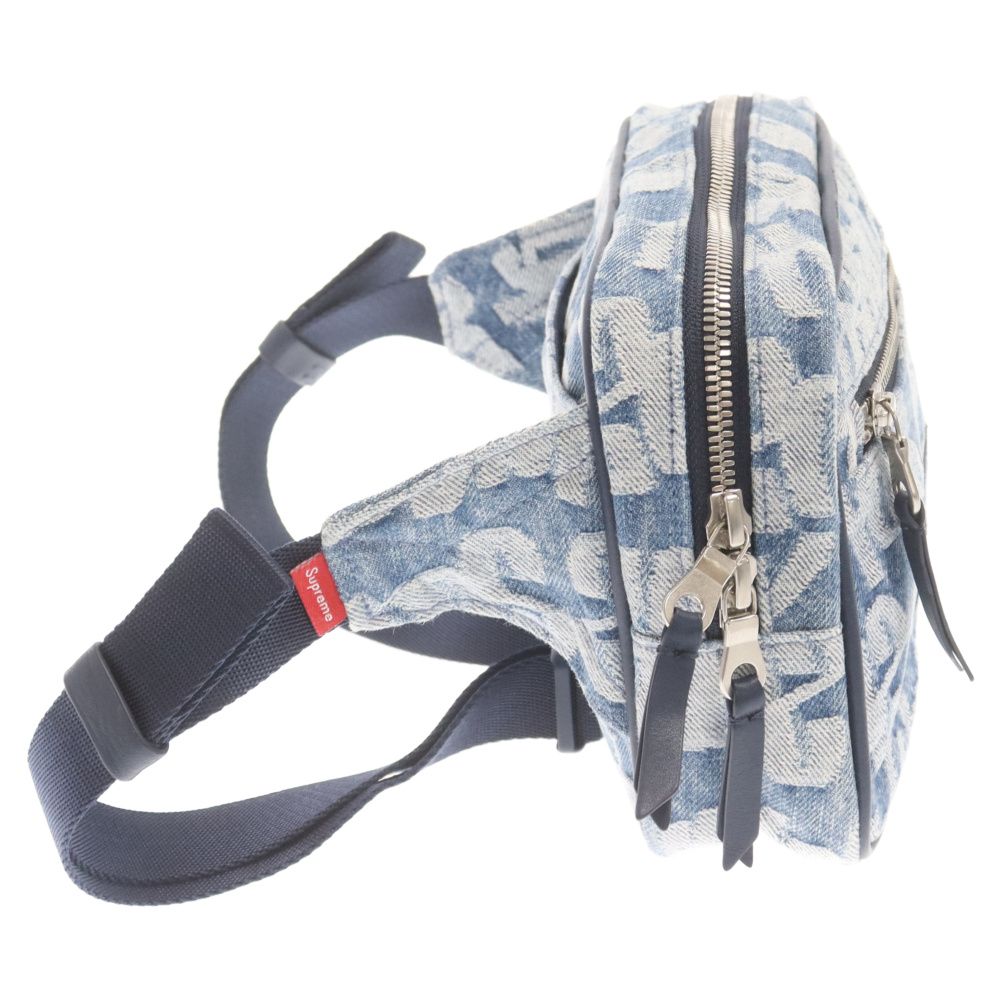 SUPREME (シュプリーム) 22SS Fat Tip Jacquard Denim Waist Bag