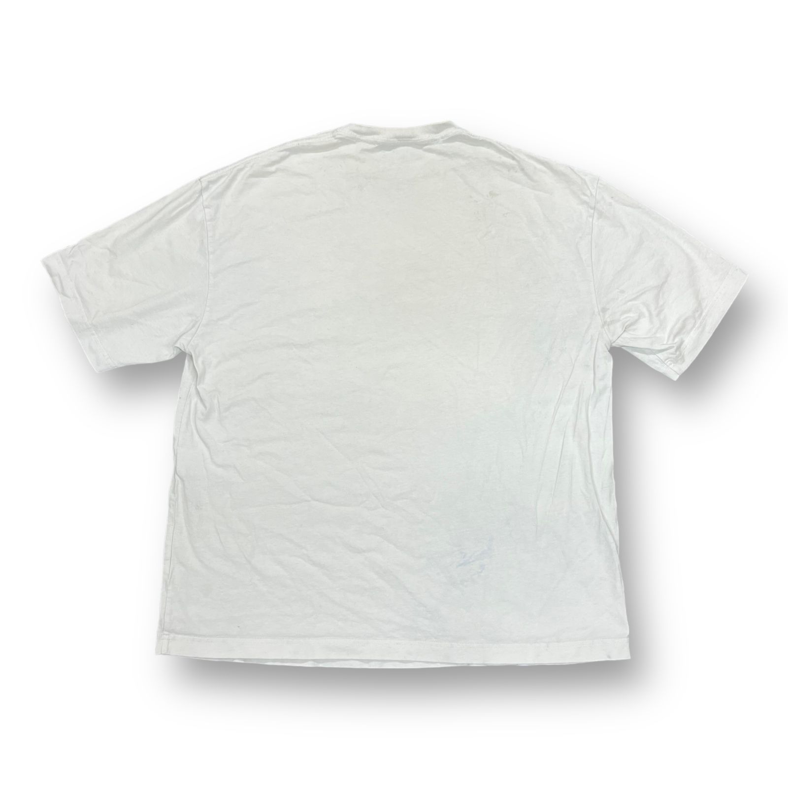 BALENCIAGA ロゴプリントクルーネックTシャツ オフホワイト 国内正規 BALENCIAGA ロゴプリント クルーネック Tシャツ