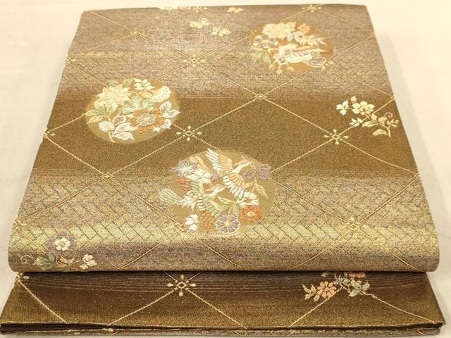 袋帯 引箔 枝振り 織柄 素敵なデザイン 六通 正絹 T-2754 袋帯 引箔 枝振り 織柄 素敵なデザイン 六通 正絹 T-2754 - メルカリ