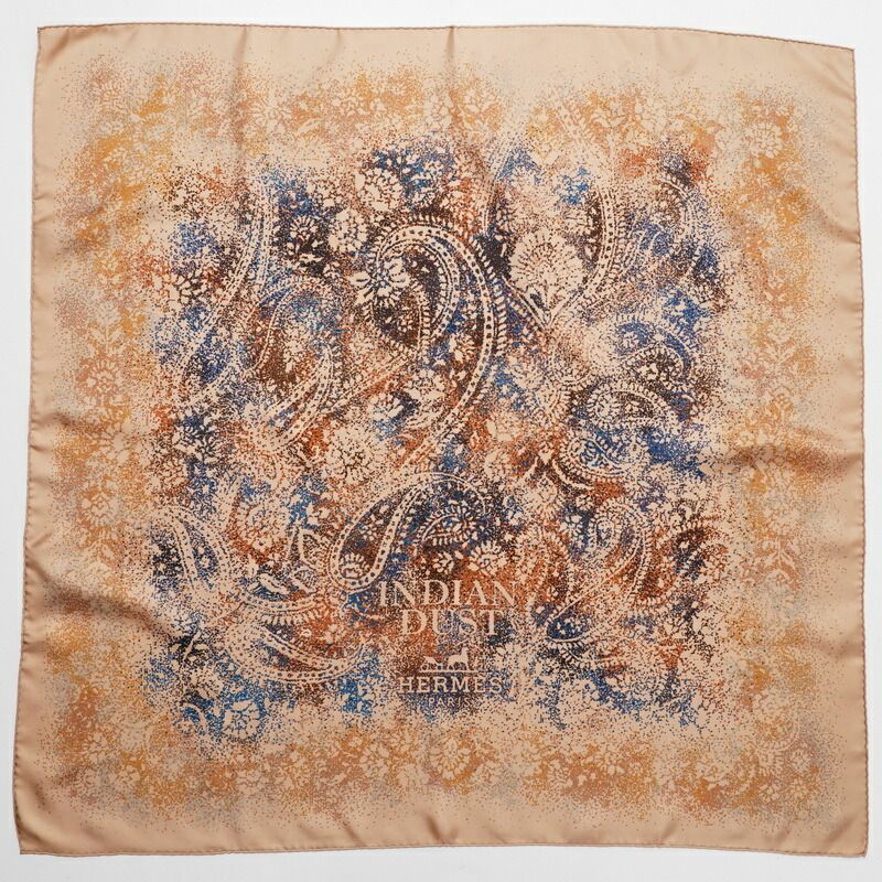 □美品□HERMES エルメス カレ90 INDIAN DUST インディアンダスト
