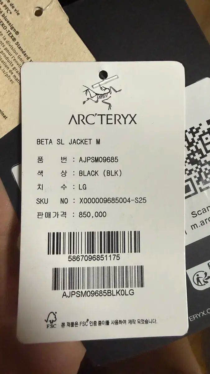 ARC TERYX アークテリクス ベータ SL 25 FW