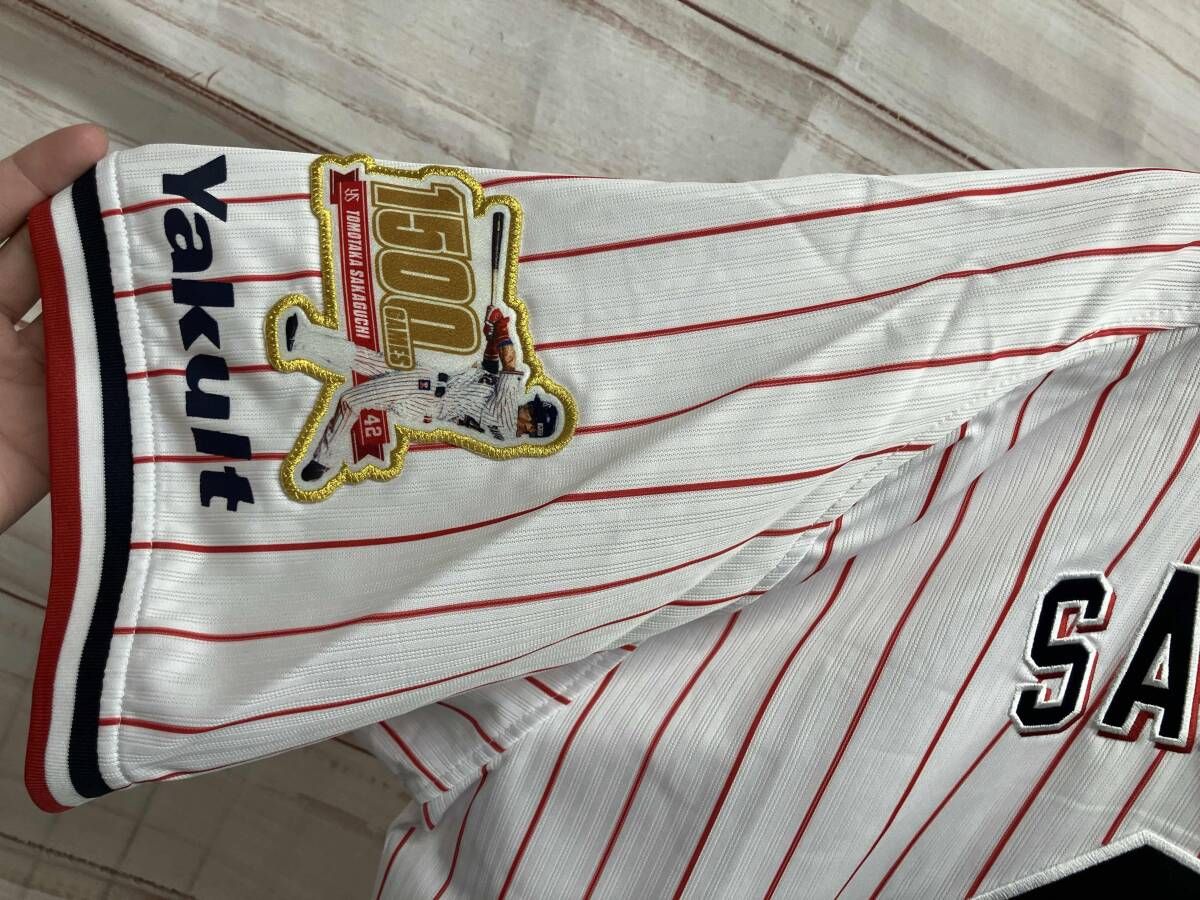 東京ヤクルトスワローズ　レプリカユニフォーム　ビジター　坂口智隆選手 東京ヤクルトスワローズ 坂口智隆選手 ビジター レプリカユニ L