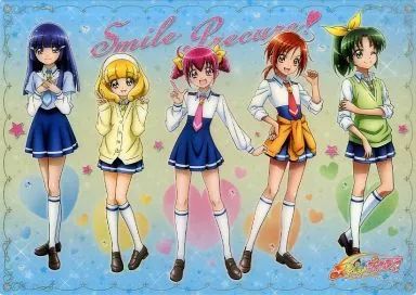 【中古】デスクマット B.集合(制服) デスクマット 「スマイルプリキュア!」