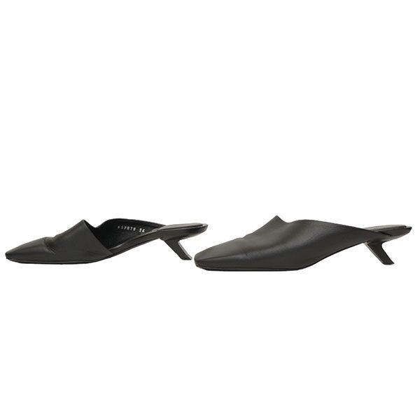 10/3値下げ】 BALENCIAGA バレンシアガ Black Void Heeled Mules