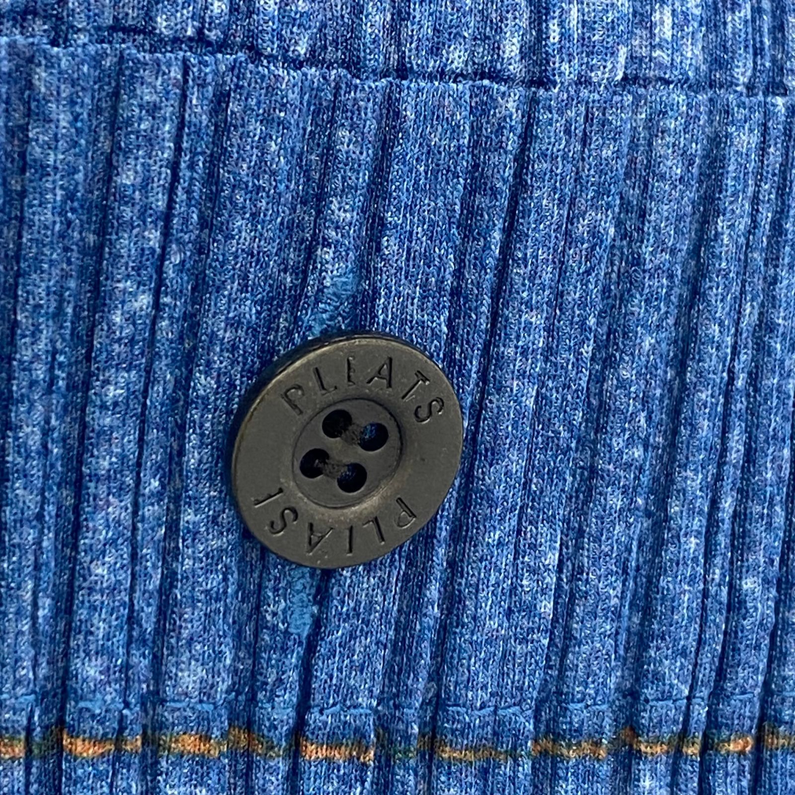 デニム柄ワンピース サイズ3 プリーツプリーズ イッセイミヤケ