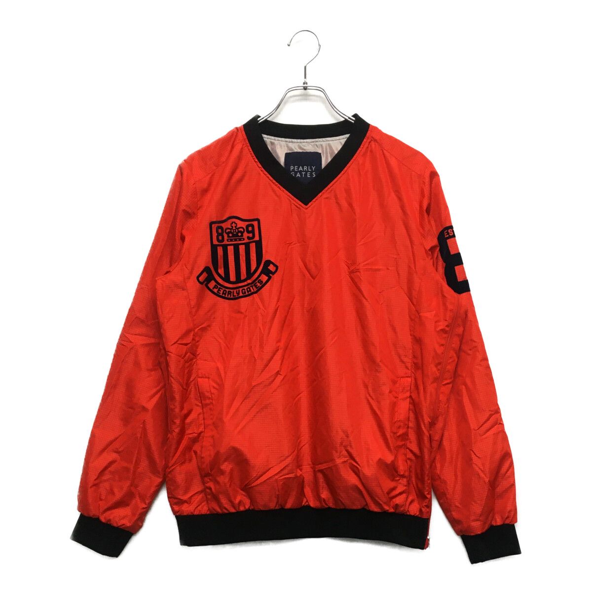  メンズ パーリーゲイツ PEARLY GATES スニードジャック 5(L) 赤 防寒裏地 チェック柄