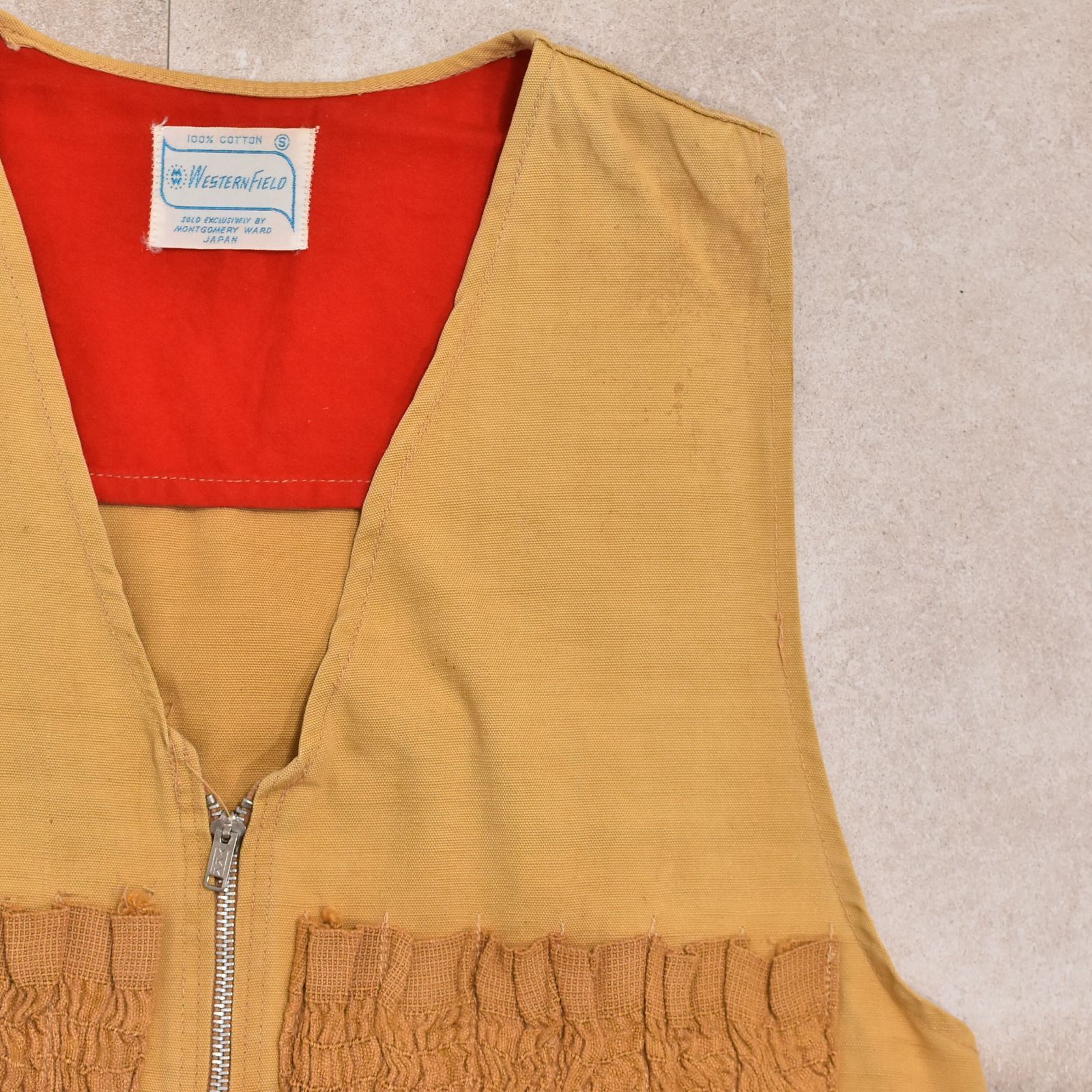 メンズ M相当 60s モンゴメリー・ワード ハンティングベスト 日本製 ヴィンテージ ジレ 狩猟 60s MONTGOMERY WARD  hunting vest - メルカリ