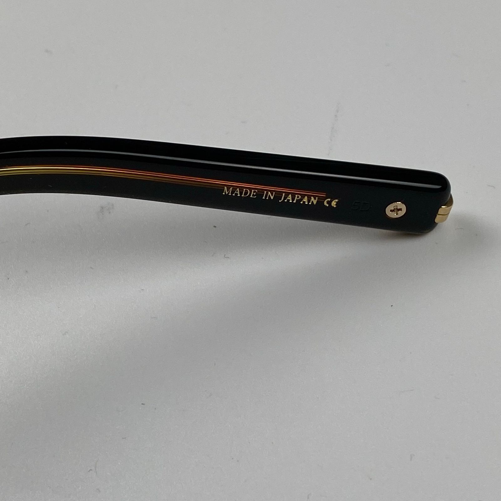 美品】 金子眼鏡 K18シリーズ / KMG-15 BKBR 度なしレンズ 伊達メガネ