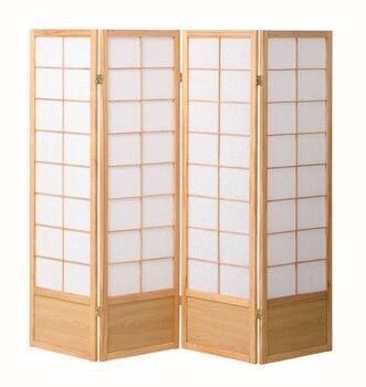 和風衝立4連 高さ150cm JP-S150-4