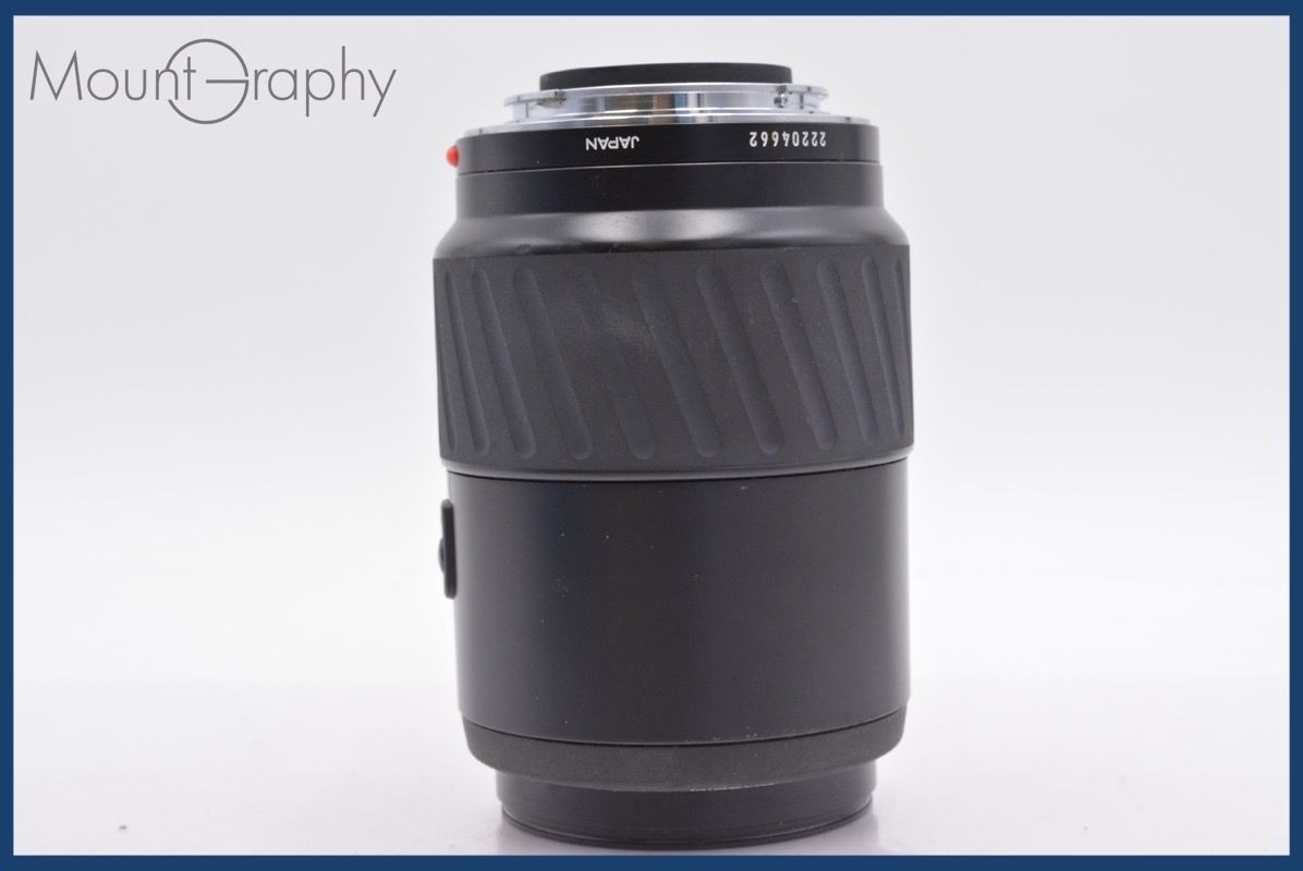 ミノルタ MINOLTA AF ZOOM 100-300mm F4.5-5.6 前後キャップ-レンズフィルター付 完動 同梱可 am236 LAWEED_CL