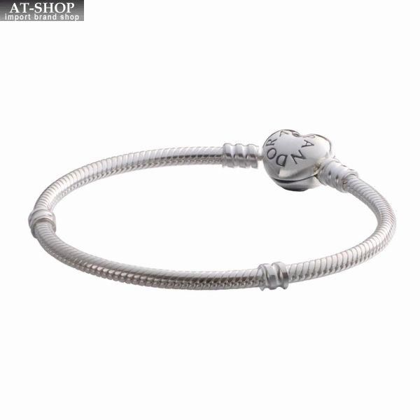 パンドラ ブレスレット PANDORA Moments Heart & Snake Chain Bracelet 