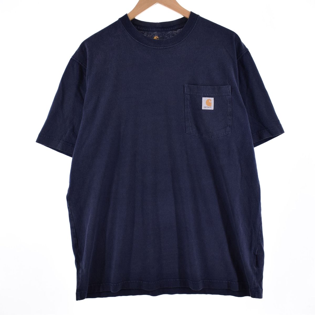 古着 カーハート Carhartt ORIGINAL FIT 半袖 ワンポイントロゴ