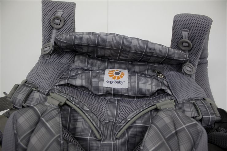 エルゴベビー OMNI 360 クールエア グレー チェック美品 エルゴベビー
