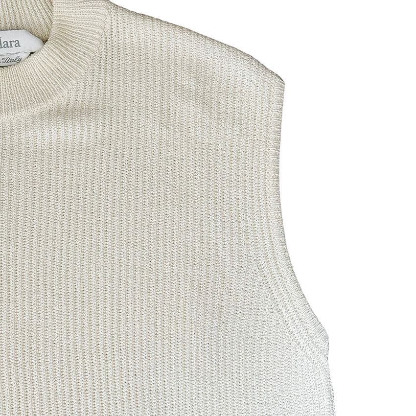 MaxMara マックスマーラ ノースリーブ ニット ホワイト size M