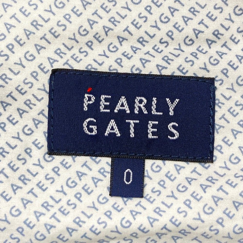 極美品☆PEARLY GATES ストレッチパンツ ネイビー　刺繍　ゴルフウェア PEARLY GATES（パーリーゲイツ） パンツ ネイビー ロゴ刺繍 レディース