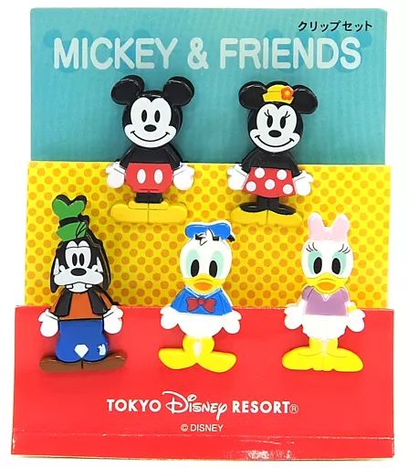 ディズニー クリップセット 中古】クリップ 集合 クリップセット(5個入り) 「ディズニー」 東京